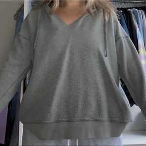 American Eagle inside out hoodie